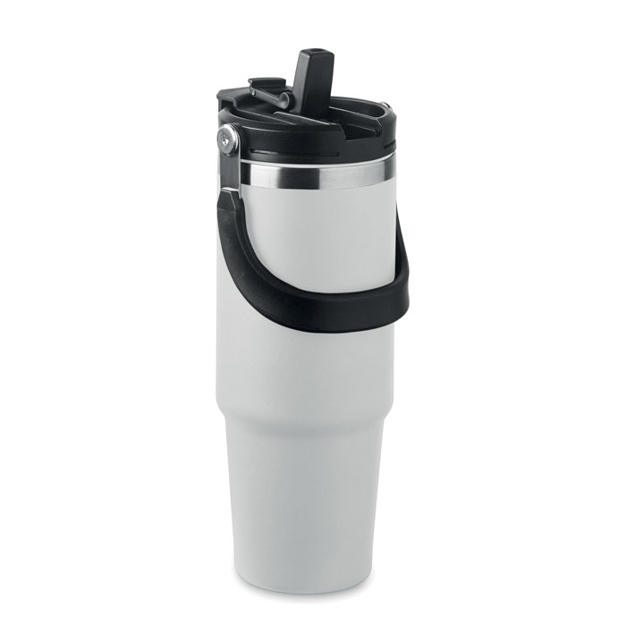 Gobelet 850ml double paroi personnalisé SUMA HAND Blanc