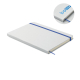 Carnet A5 coloré promotionnel recyclé ROUTE WHITE