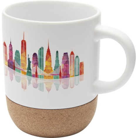 Mug céramique et liège personnalisable 300ml Billie