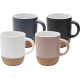 Tasse publicitaire céramique et liège 300ml finition matte Billie