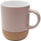 Tasse publicitaire céramique et liège 300ml finition matte Billie