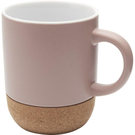 Tasse publicitaire céramique et liège 300ml finition matte Billie