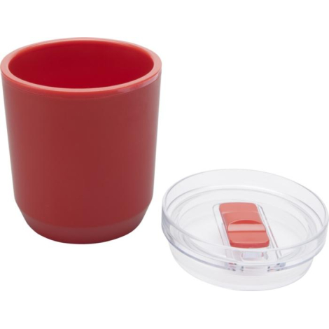 Gobelet publicitaire double paroi plastique recyclé 180ml Hudson