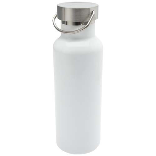 Bouteille 500ml inox RCS personnalisable Thor Blanc