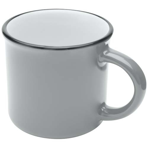 Mug en céramique 240ml personnalisé Bari Gris