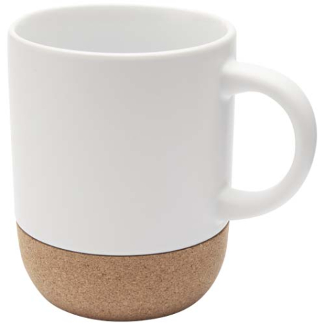Tasse publicitaire céramique et liège 300ml finition matte Billie
