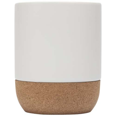 Tasse publicitaire céramique et liège 300ml finition matte Billie