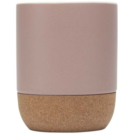 Tasse publicitaire céramique et liège 300ml finition matte Billie