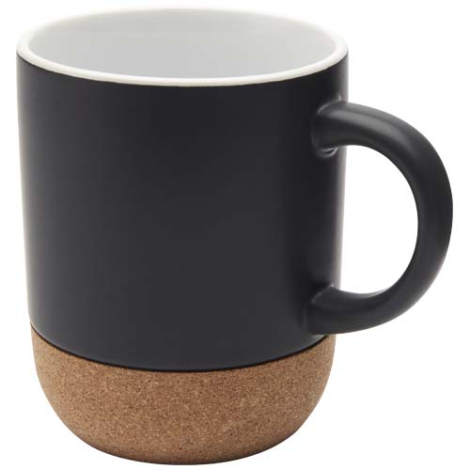 Tasse publicitaire céramique et liège 300ml finition matte Billie