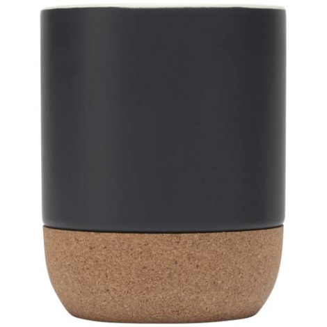 Tasse publicitaire céramique et liège 300ml finition matte Billie