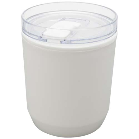 Gobelet publicitaire double paroi plastique recyclé 180ml Hudson