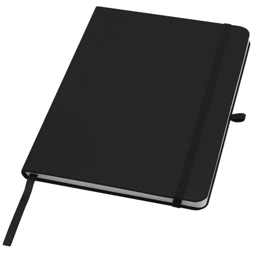 Carnet personnalisable A5 ligné recyclé Teak Noir