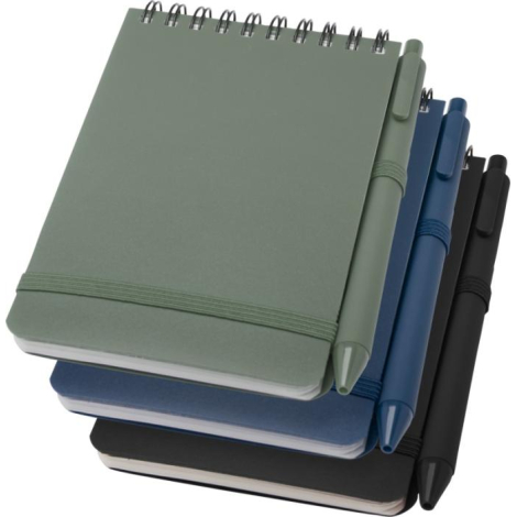 Carnet personnalisé A6 recyclé avec stylo Thalaasa