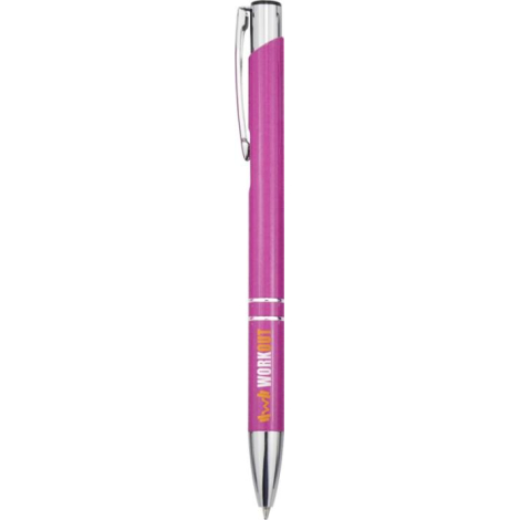 Stylo en aluminium recyclé promotionnel Moneta
