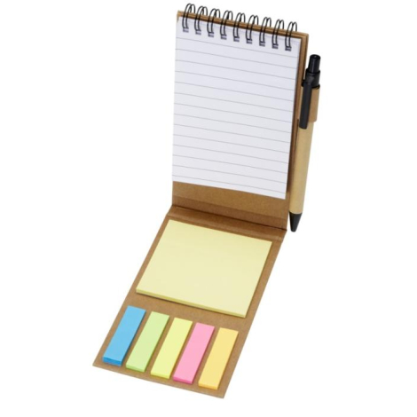 Bloc multi-notes personnalisable avec stylo bille Flipper