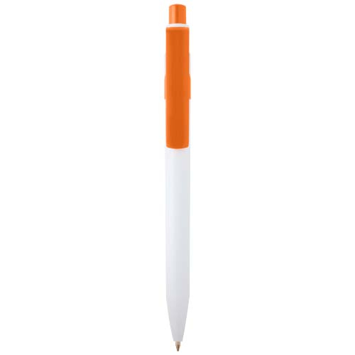 Stylo bille publicitaire en plastique recyclé Unica Orange