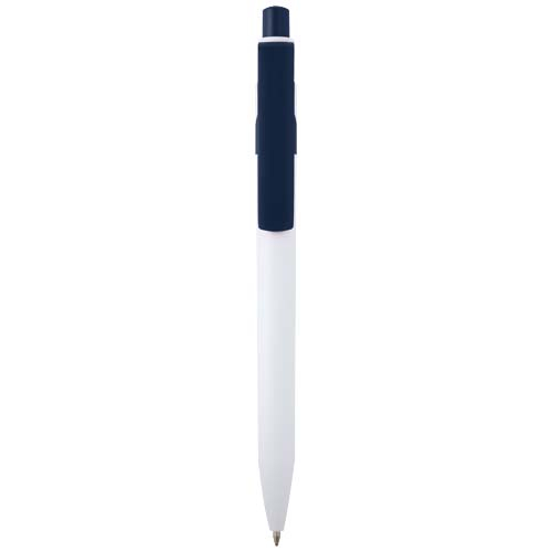Stylo bille publicitaire en plastique recyclé Unica Marine
