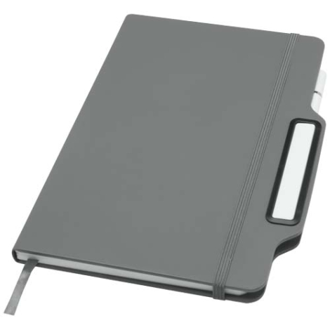 Carnet A5 publicitaire stylo-crayon et support de téléphone Nexus