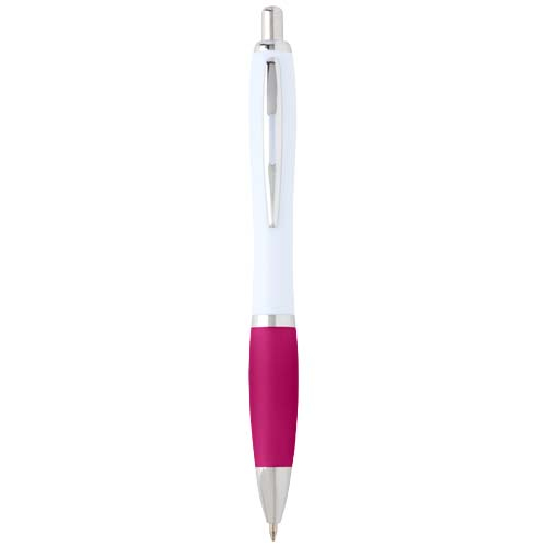 Stylo personnalisé à bille en plastique recyclé Nash Rose