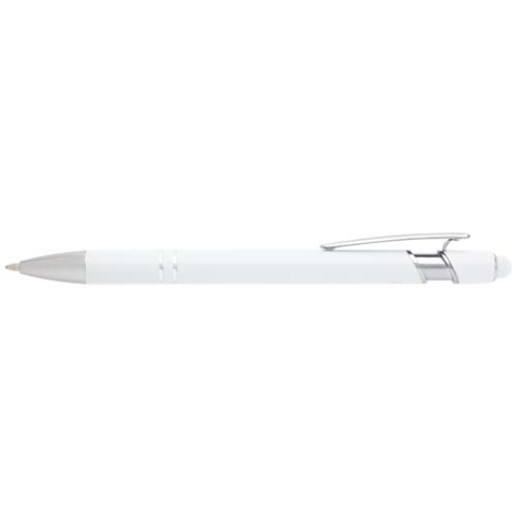 Stylo stylet promotionnel avec finition argentée Kish
