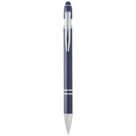 Stylo stylet promotionnel avec finition argentée Kish