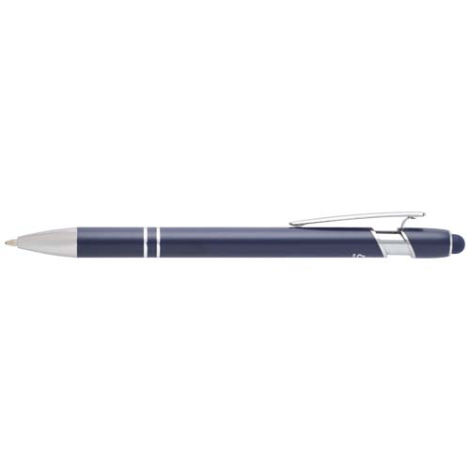 Stylo stylet promotionnel avec finition argentée Kish