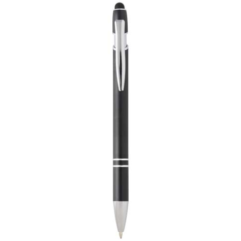 Stylo stylet promotionnel avec finition argentée Kish