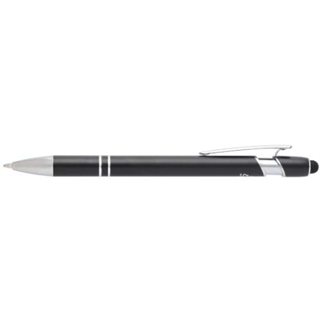 Stylo stylet promotionnel avec finition argentée Kish