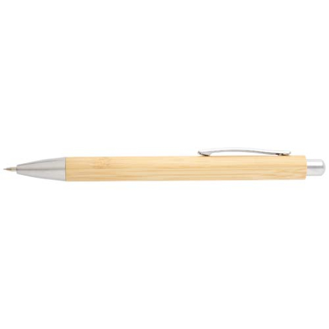 Set personnalisable stylo et porte-mine en bambou Oblys