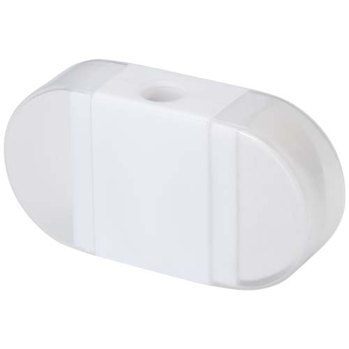 Taille-crayon à personnaliser avec gomme Velvi Blanc