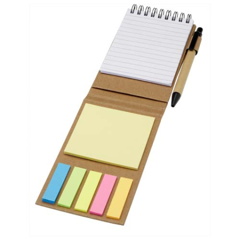Bloc multi-notes personnalisable avec stylo bille Flipper
