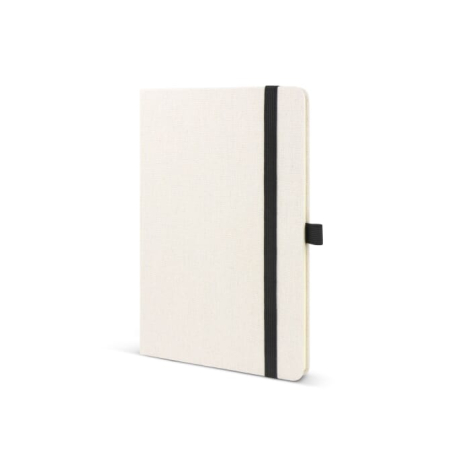 Carnet promotionnel en coton recyclé et rPET A5