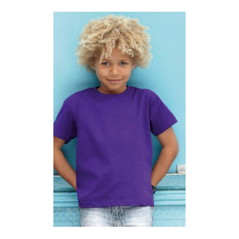 T-shirt publicitaire en coton pour enfant 165 gr Valueweight