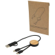 Câble de charge promotionnel recyclé 30cm Chechia