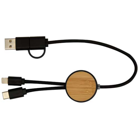 Câble de charge promotionnel recyclé 30cm Chechia