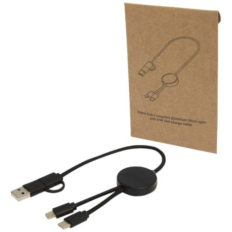 Câble charge et transfert personnalisable recyclé Citala