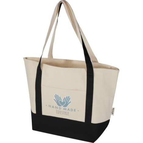 Sac shopping publicitaire coton recyclé GRS 320g Sam