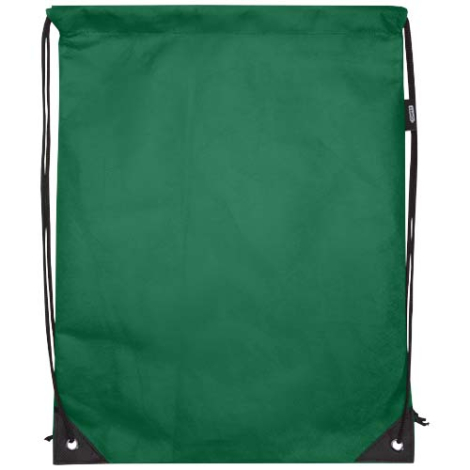 Gym-bag non tissé recyclé GRS à personnaliser 5L Evergreen