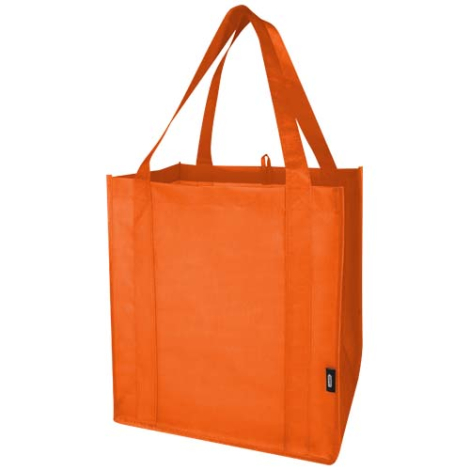 Tote-bag intissé publicitaire recyclé GRS avec fond rigide Liberty