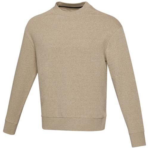 Sweater recyclé unisexe personnalisable Jet Aware™ Oatmeal