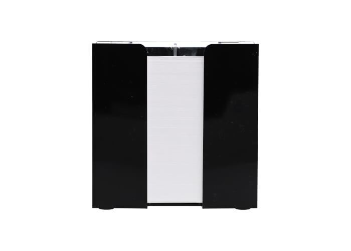 Bloc promotionnel de papier 10x10x10cm avec compartiments Noir