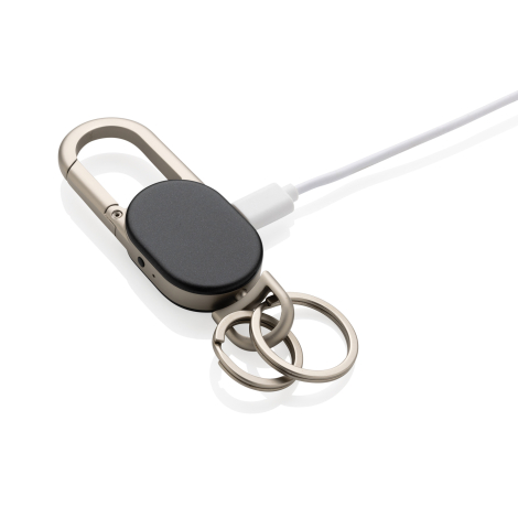 Porte-clés promotionnel avec géolocalisation et USB C Keyfinder