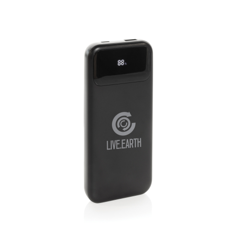 Powerbank 10.000mAh recyclé personnalisable avec câbles Turbopack