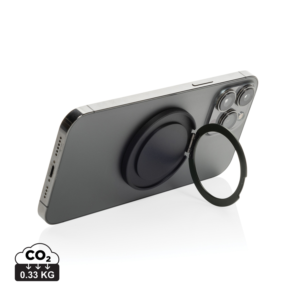 Porte téléphone recyclé personnalisé avec aimant Terra Gris