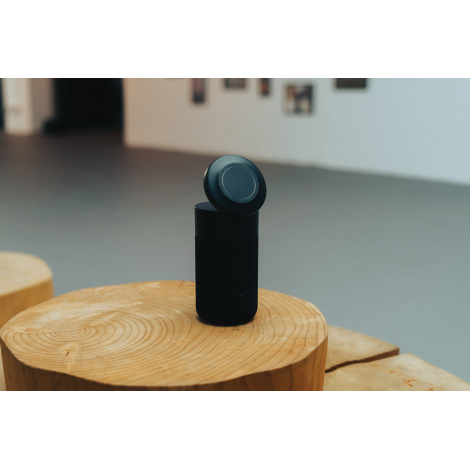 Enceinte promotionnelle 10W avec chargeur rPET Urban Vitamin Anaheim