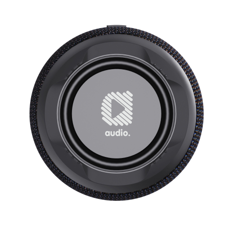 Enceinte promotionnelle 10W avec chargeur rPET Urban Vitamin Anaheim