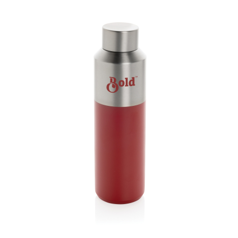 Bouteille publicitaire 600ml en acier recyclé RCS Fluid