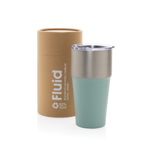 Mug personnalisable 500ml en acier recyclé certifié RCS Fluid