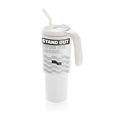 Mug 900ml publicitaire en acier certifié RCS Graphic