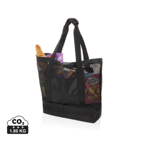 Tote bag isotherme publicitaire 2en1 rPET AWARE™ Iqlo